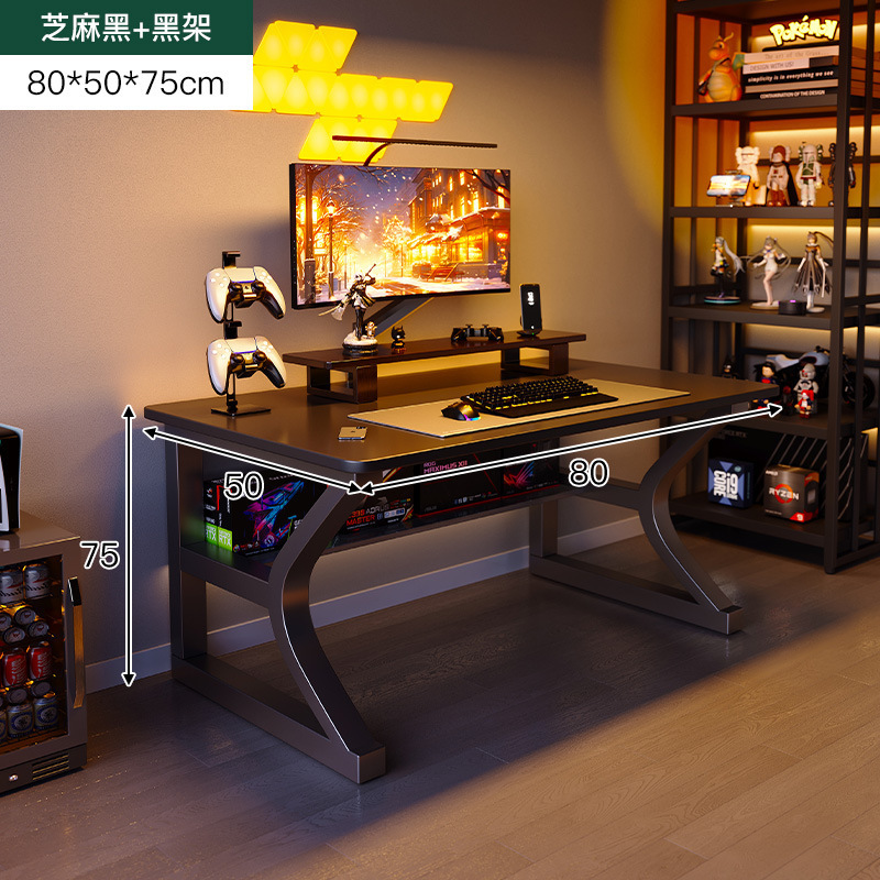 Mesa de computadora de escritorio mesa de deportes electrónicos domésticos escritorio de dormitorio escritorio escritorio de escritorio de estudiantes escritorio de escritura simple
