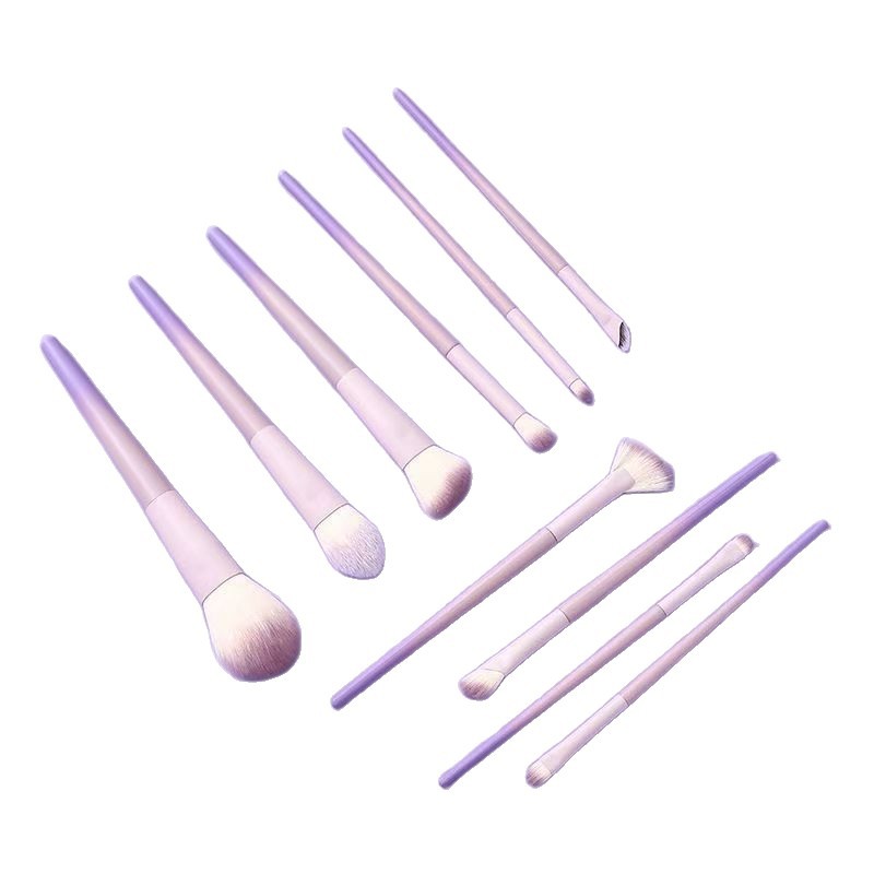 Juego de pinceles de maquillaje Xingdizi 10 juego completo de pinceles de sombra de ojos con rubor en polvo suelto