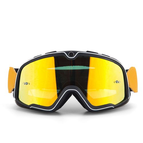 Retro helmet-style goggles for off-road motorcycles, windproof and dust-proof goggles