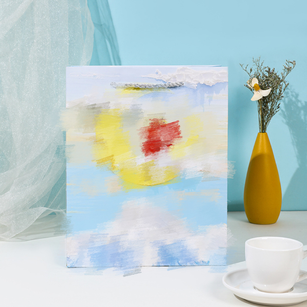 Snow Moon Princess 7855-4(휴대용 밧줄 유화), 고품질 흰색 판지, 14x7x15