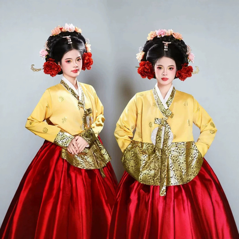 Korean Hanbok Yanyi Travel Photography New High-End Korean Princess Costume Court Ethnic High-End Dress Photography Korean Hanbok Yanyi Travel Photography New High-End Korean Princess Costume Court Ethnic High-End Dress Photography