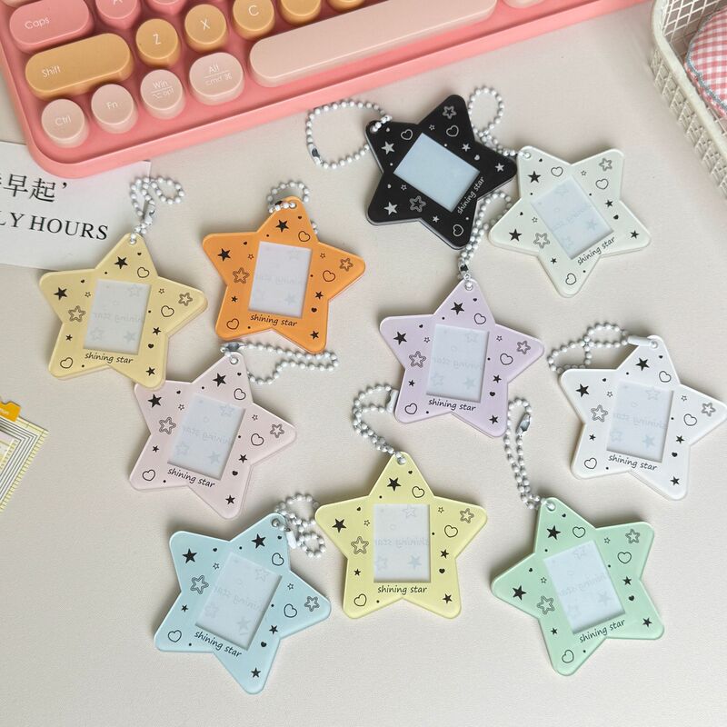Original Copyright Ins Cute Star 1.0inch Acrylic Card Holder Id Photo Fan Card Photo Storage Pendant Original Copyright Ins Cute Star 1.0inch Acrylic Card Holder Id Photo Fan Card Photo Storage Pendant