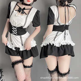 情趣内衣女纯欲女仆装制服诱惑睡衣服床上火辣激情免脱2617