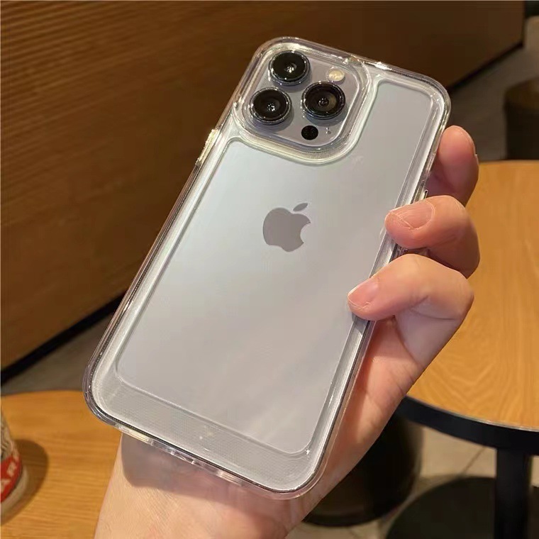 簡約適用蘋果17手機殼12硅膠11防摔iphone13promax加厚透明太空 2