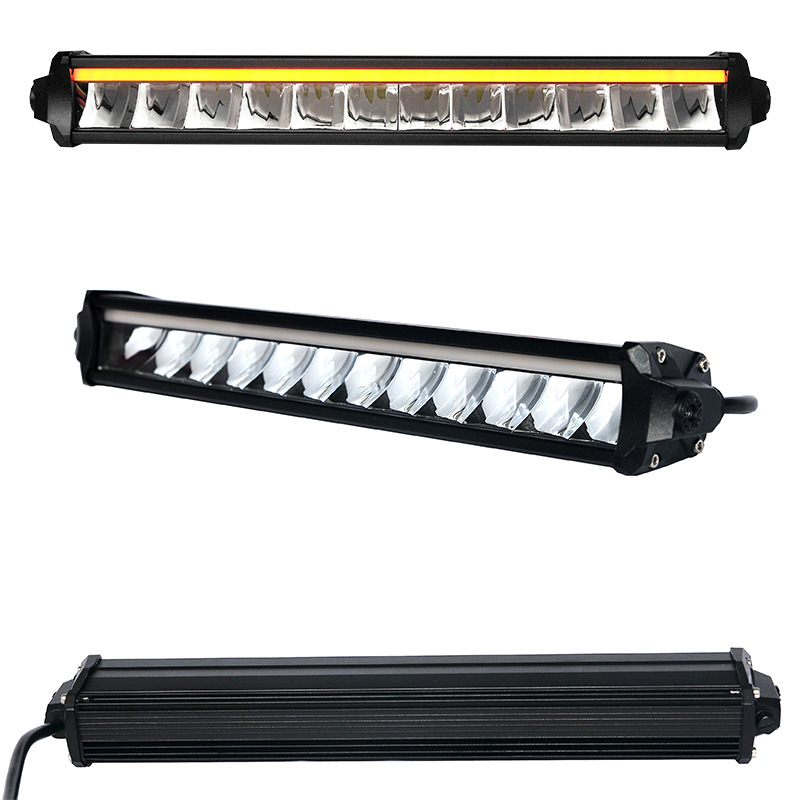 Car Off-Road Vehicle Roof Tank 300 Wrangler Bj40 Overbearing Led Strip Spotlight Yellow Rgb Phantom Daytime Running Light