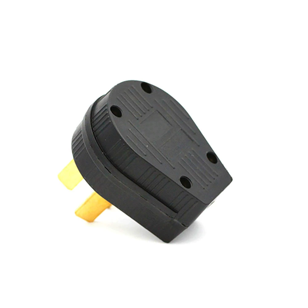 NEMA 10-50P 50A 125/250V американская/канадская трехфазная четырёхпроводная заранее собранная проводка, 3 плоских высокомощных контакта