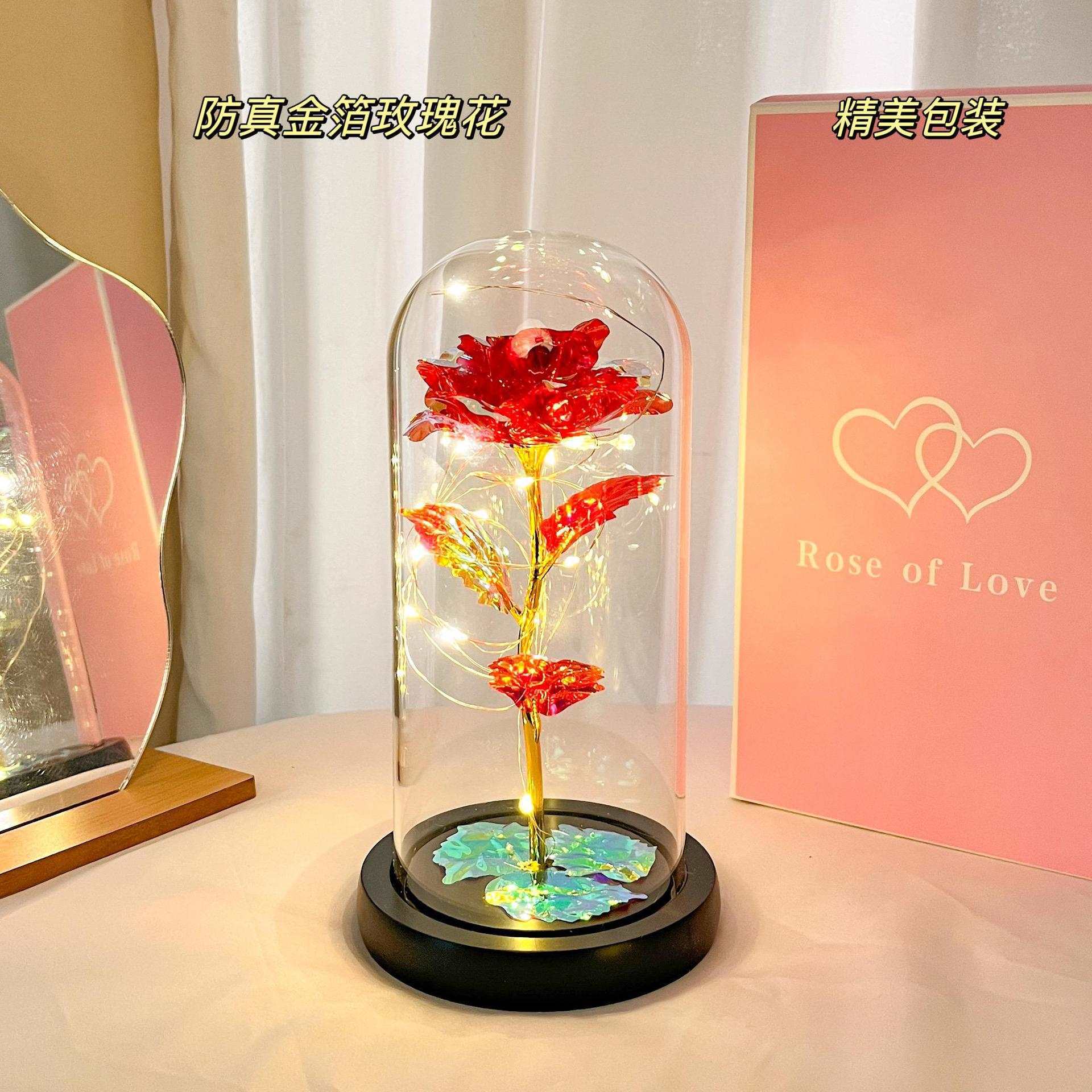 Red (black background) (battery included) written greeting card