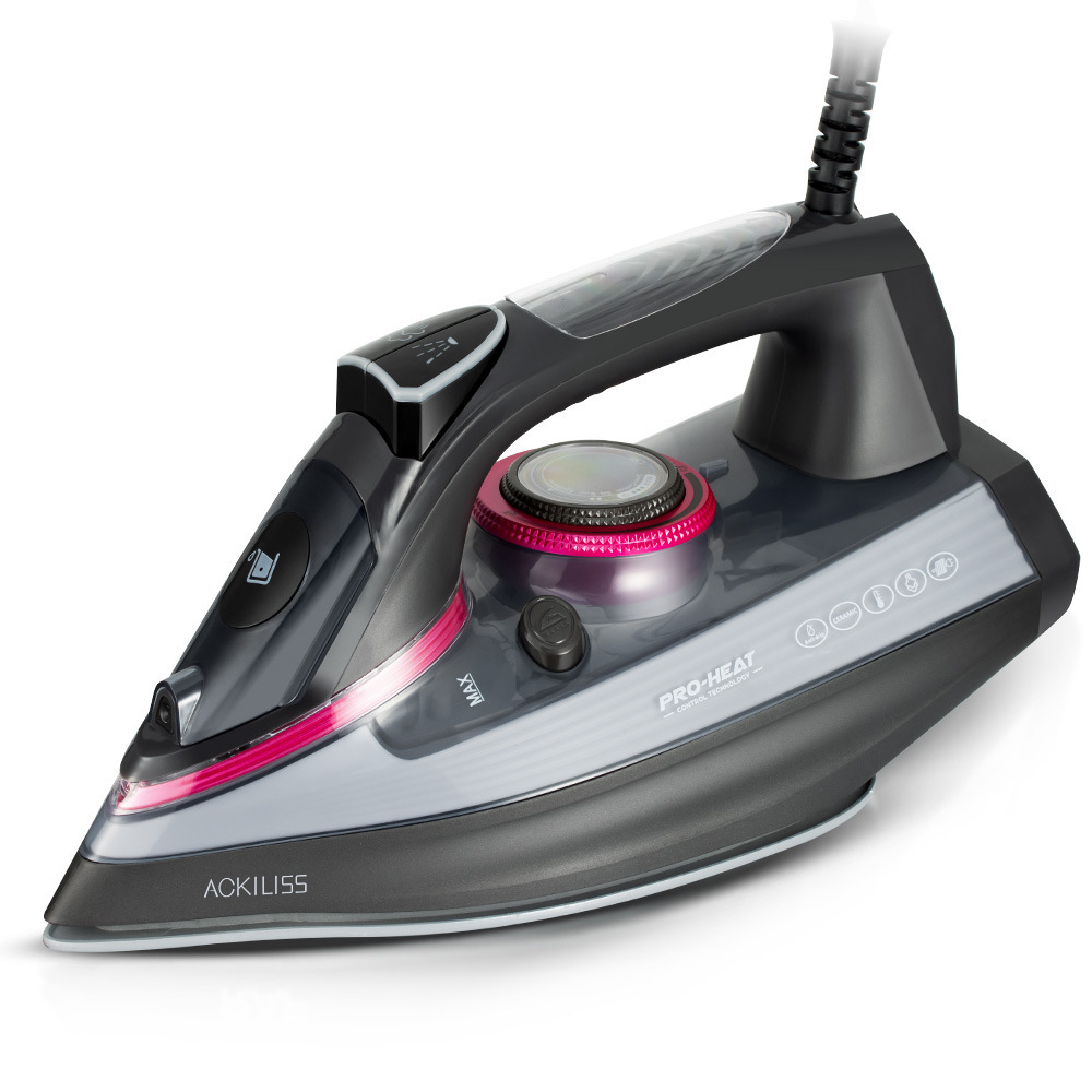 European Standard Cross-Border Steam Iron Portable Ironing Machine Three-Speed Temperature-Adjustable Pressure-Type High-Power Household Electric Iron