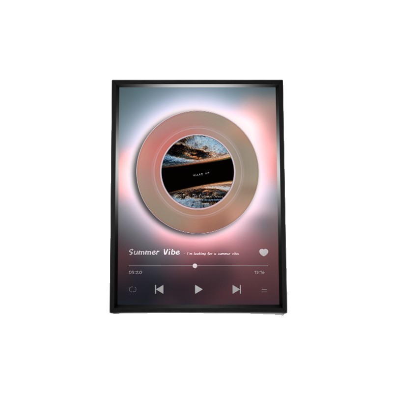 梵艺新品粉色唱片创意蓝牙音箱企业客户伴手礼桌面低音炮小音箱|undefined