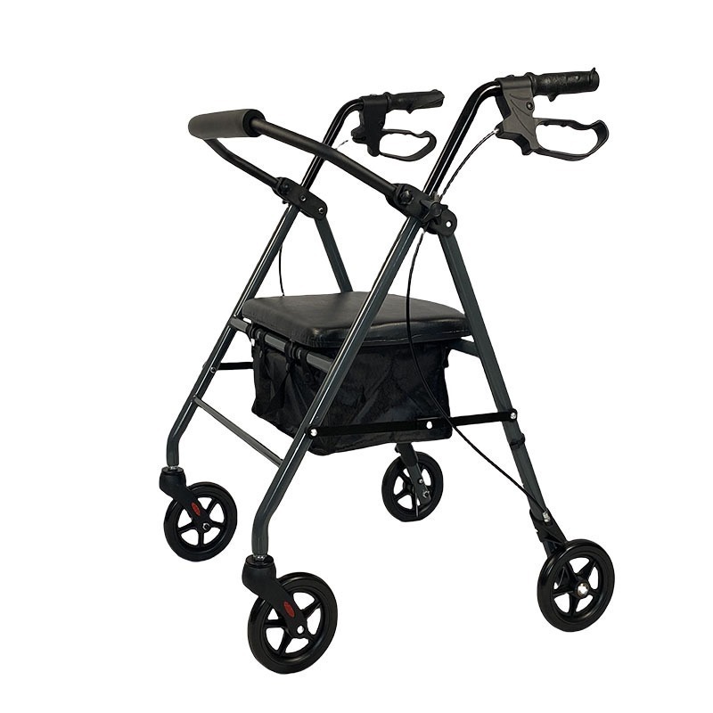 介護用歩行器、家庭用ショッピングカート、車輪付き、座れる歩行器、折りたたみ式四輪歩行器|undefined