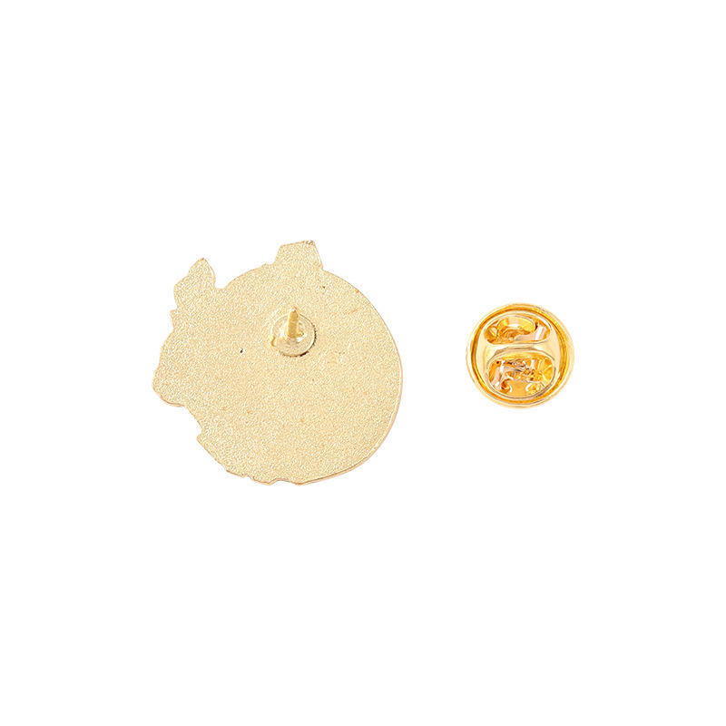Brooches Classification Cartoon Style Pin Skull Alloy Plating Metal Unisex Brooches