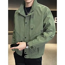 E 48845 Trendy Loose Cargo Jacket ���ɹ��b���� �羳�W��