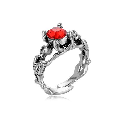 Internet celebrity's same style carved hollow ring fashion retro distressed trendy alloy ring personalized versatile hand jewelry wholesale