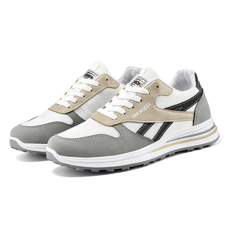 Zapatos de papá de hombre primavera nuevos zapatos de pareja, zapatos casuales transpirables coreanos, zapatos deportivos de moda coreana para hombres
