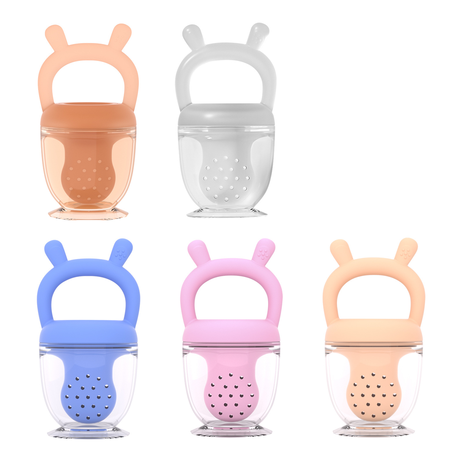 Yi Yea Baby Infant Silicone Feeding Aid Teething Stick Toy for Babies to Eat Fruit Puree and Vegetable Puree Pacifier