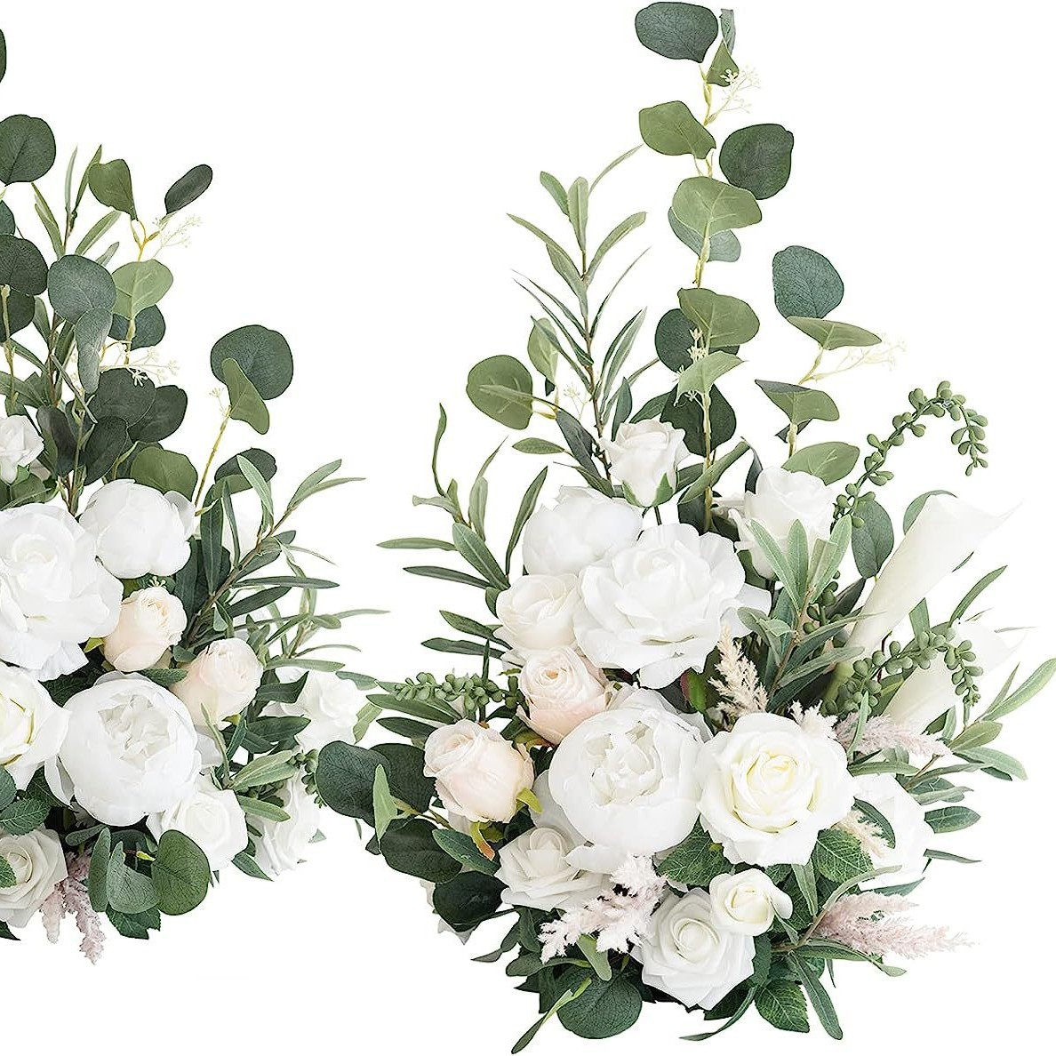 Amazon suministro directo de fábrica fiesta Festival la boda chimenea pasillo arco entrada decoración Fondo flor artificial ajuste