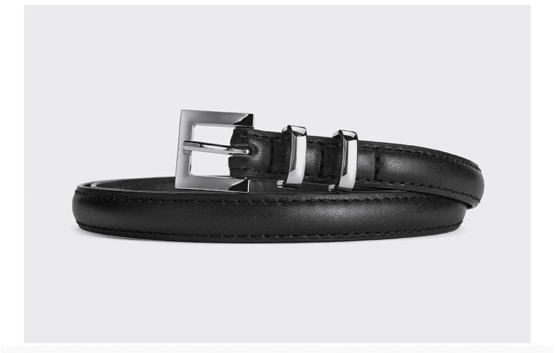 Women's Gender Elegant, Simple Style Style Elegant Simple Style Solid Color Pu Leather Alloy Women's Leather Belts