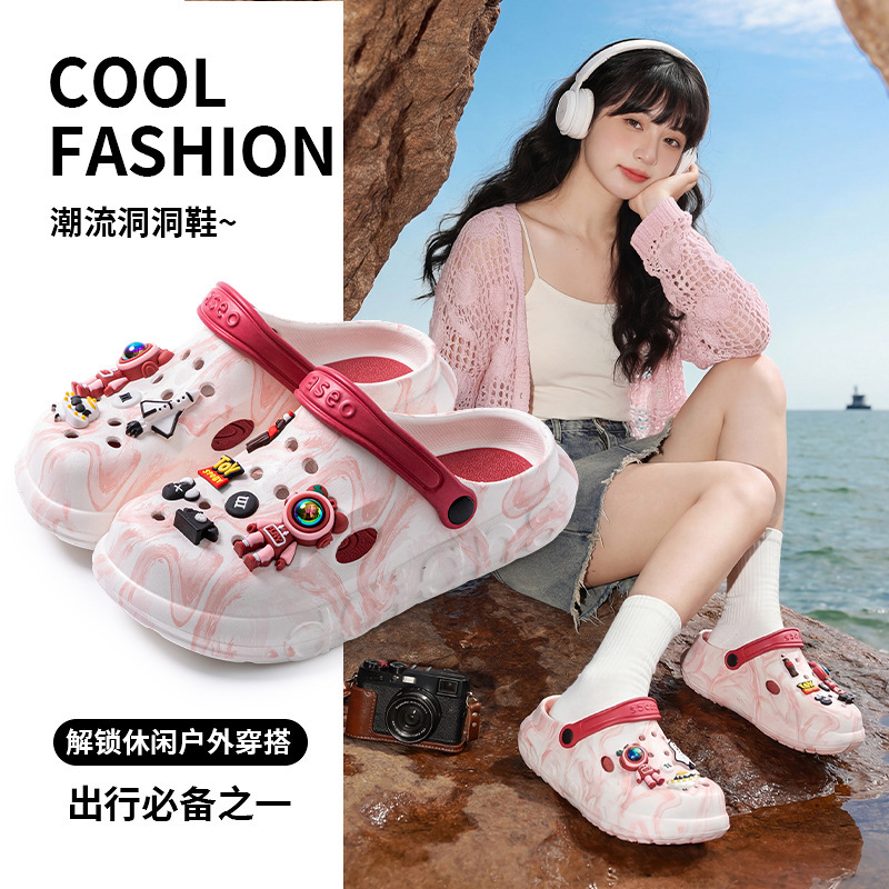 2026 New Model Women's Clogs for Summer, Closed-Toe, Waterproof, Breathable, Comfortable, Home Wear, Thick-Soled, Non-Slip, Antibacterial 2026 New Model Women's Clogs for Summer, Closed-Toe, Waterproof, Breathable, Comfortable, Home Wear, Thick-Soled, Non-Slip, Antibacterial