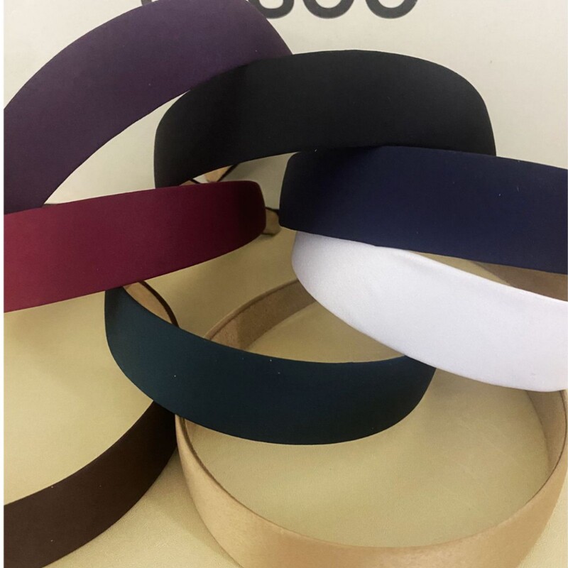 Headband diy base full cloth handmade semi-finished material hair accessories children's headband black Korean simple