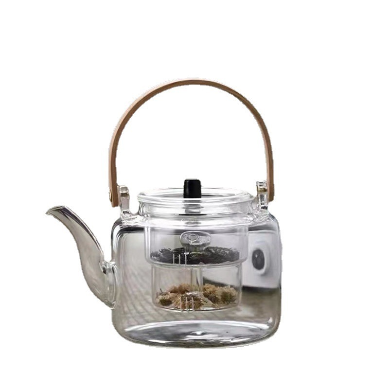 Tetera de vidrio caldera cuarta generación cocina integrada olla juego té traje cerámica eléctrica olla especial haz