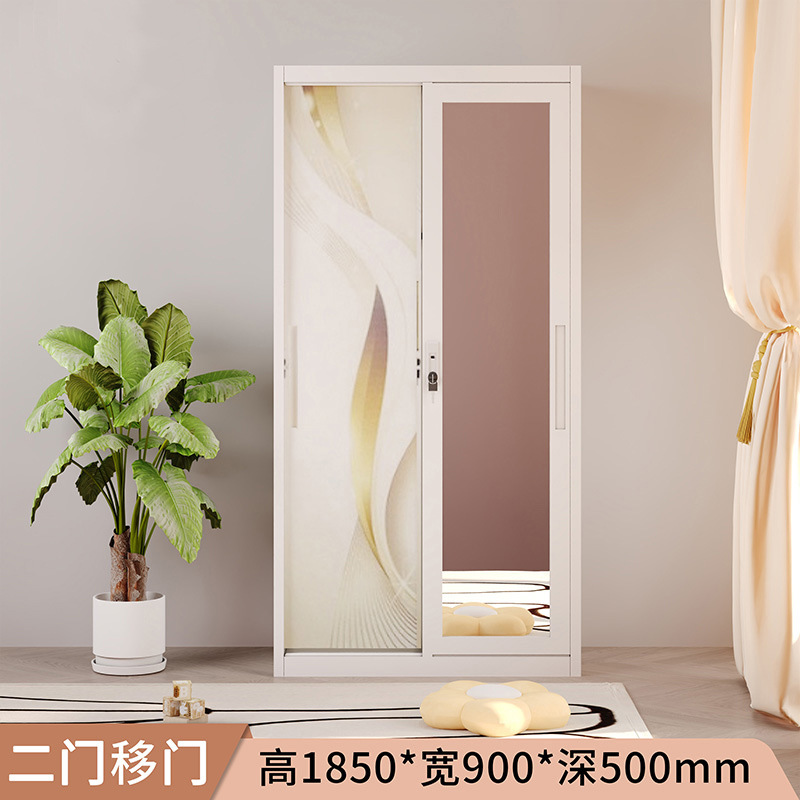 Asia oriental más vendido armario de impresión transfronterizo casillero para el hogar puerta corredera armario de almacenamiento de dormitorio para niños fábrica de comercio exterior image 10