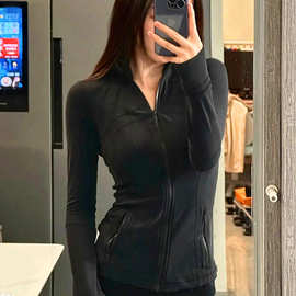 lulu原标原版Define立领夹克瑜伽服外套女上衣健身服运动长袖跑步