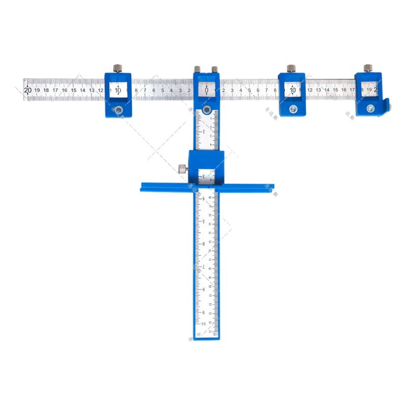 Деревообрабатывающая ручка, локатор перфоратора, локатор ручки, вспомогательный инструмент, устройство открывания отверстий для дверей шкафа, линейка позиционирования