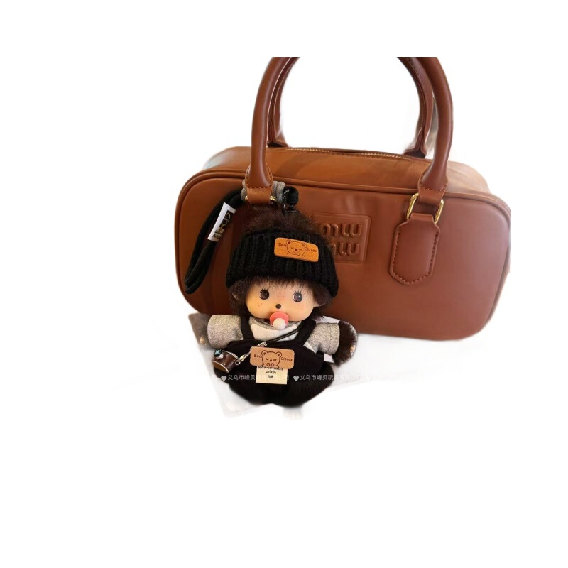 正版蒙奇奇挂件公仔娃衣带裤裤玩偶娃娃服饰创意毛绒公仔玩具衣服|undefined