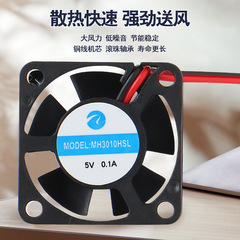 DC cooling fan 3010 5V fan humidifier fan aromatherapy lamp fan 3010 3D printer