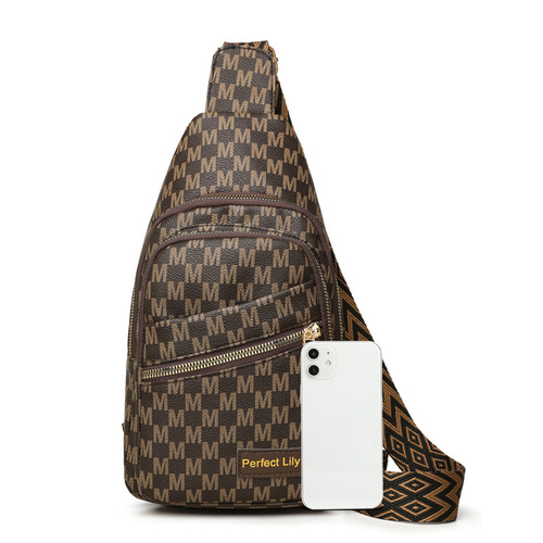 Cross-border women's chest bag, new single-shoulder crossbody bag for women, fashionable ultra-light large capacity women's bag, factory wholesale