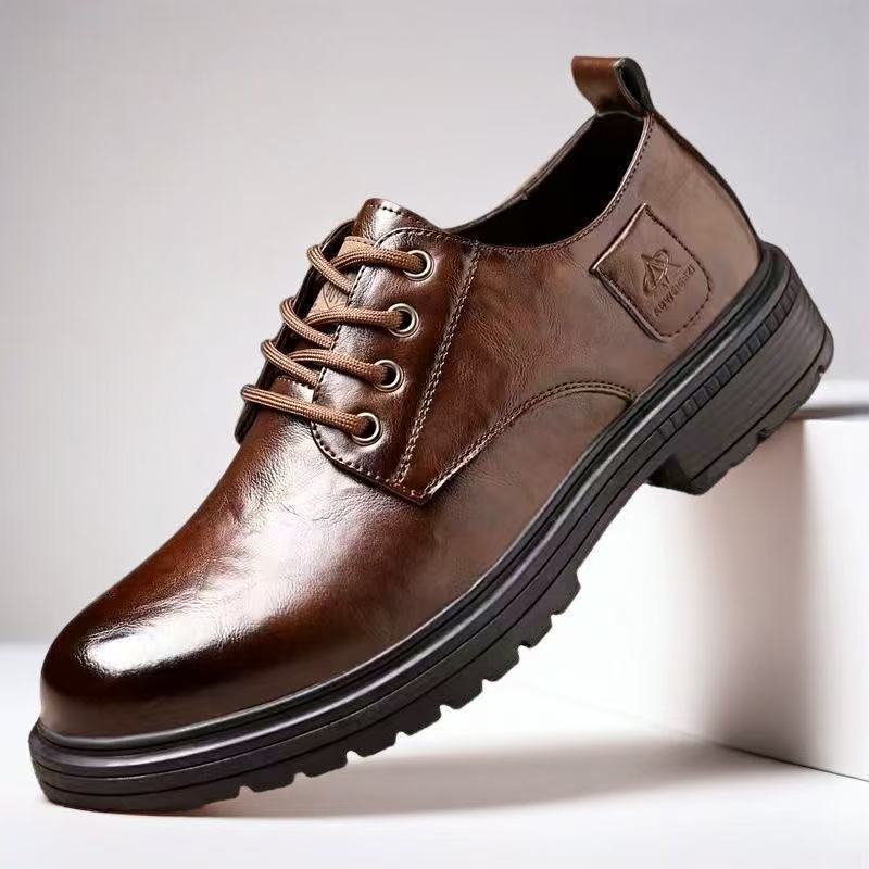 Men's Leather Shoes Cross-Border New Men's Shoes Casual Breathable Versatile Business Leather Shoes Soft Sole Soft Surface Non-Slip Shoes for Men Men's Leather Shoes Cross-Border New Men's Shoes Casual Breathable Versatile Business Leather Shoes Soft Sole Soft Surface Non-Slip Shoes for Men