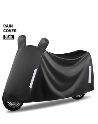 Dustproof Cover for Electric Bikes | Car clothing - 5x-2m-applicable-to-large-models-with-reflectors-outer-layer-of-black-aluminum-film-inner-layer-of-spunlace-cotton