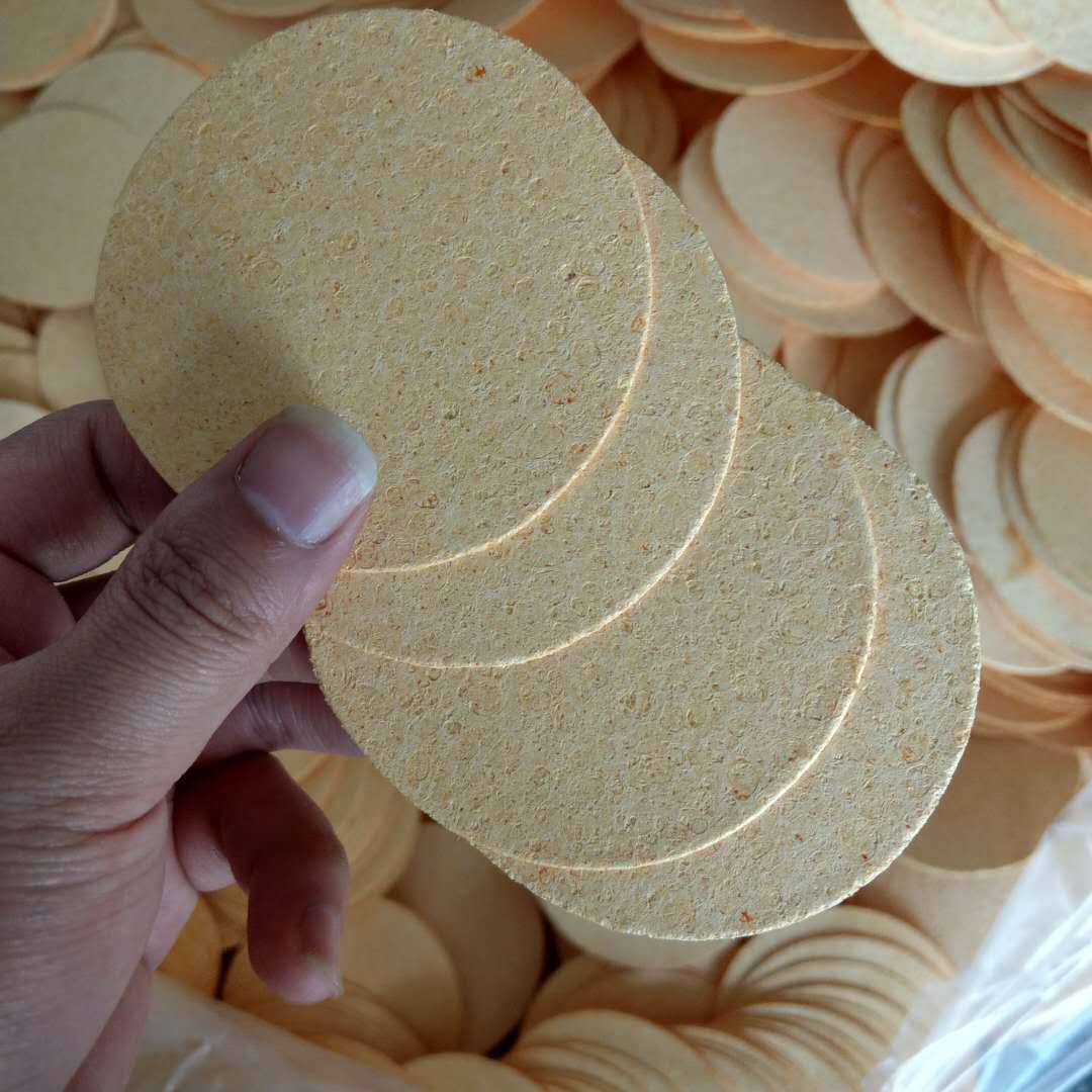 压缩木浆棉吸水洗脸卸妆洁面复合百洁布清洁海绵擦遇水膨胀烙铁棉