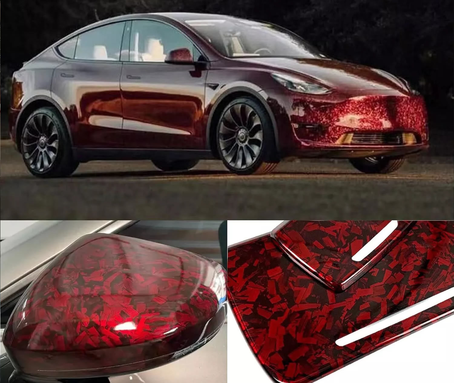 New Product Pet Simulated Carbon Fiber Silver Color-Changing Film, Glossy Color-Changing Film, Pvc Dashboard Cover Decorative Film
