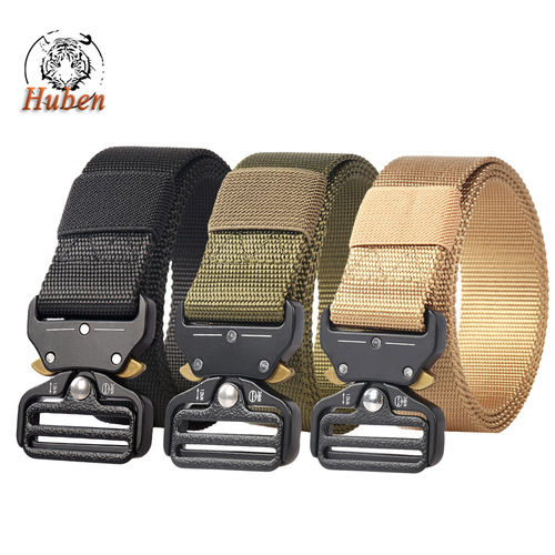 Cobra tactical belt men's multifunctional sports imitation nylon training 3.8 inner belt alloy buckle