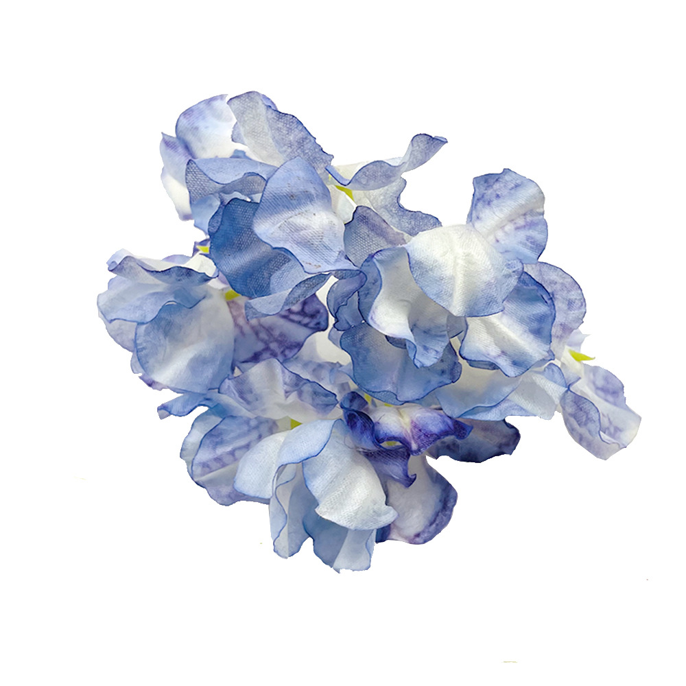 Retro horneado bordes horneados flores falsas DIY fuego horneado flores hechas a mano tocado guirland caja de regalo accesorios muros de hortenas