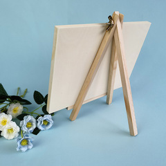 手工diy畫框迷你畫架 相框底胚兒童簡易油畫板簡約木框擺台馬賽克