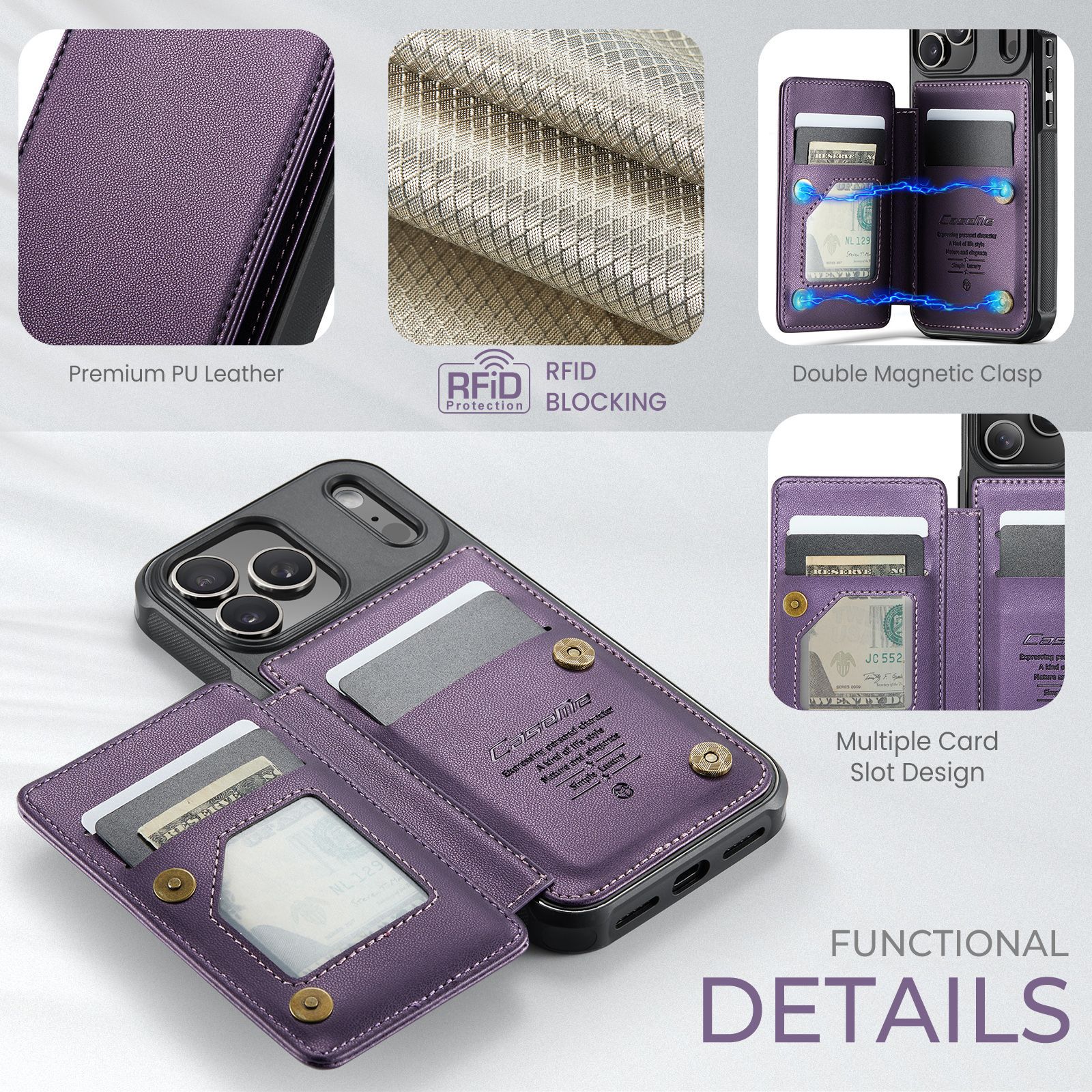Suitable For IPhone 17 Max Phone Case, 16 Plus With Slot, 15/14 Pro Anti-drop, 13/12 Card Holder_voghion.com