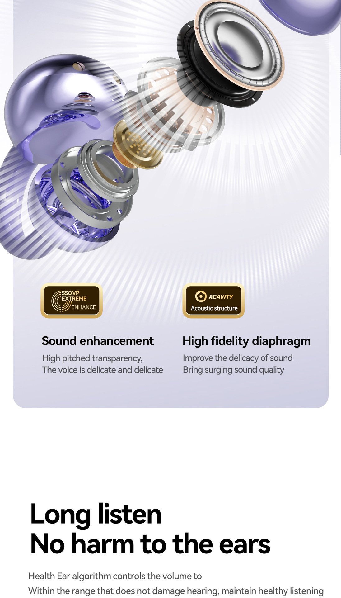 Nuovi auricolari Bluetooth GL8 Ear Clip Open Sports Wireless In-Ear con qualità audio HD_voghion.com