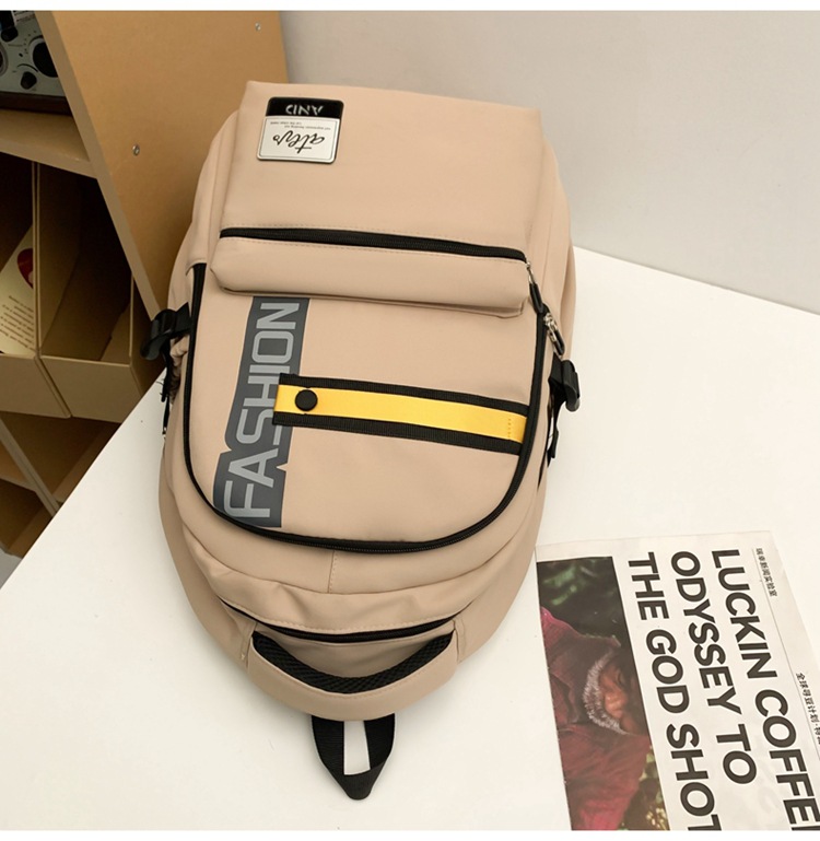 Kids Backpacks New Fashion Trend Backpack Large Capacity Outdoor Leisure Travel Bag Computer Bag Men's Backpack Student Schoolbag_voghion.com