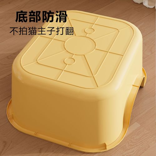 Large semi-enclosed cat litter box, anti-splash cat litter box, huge space circulation cat litter box, free cat litter shovel