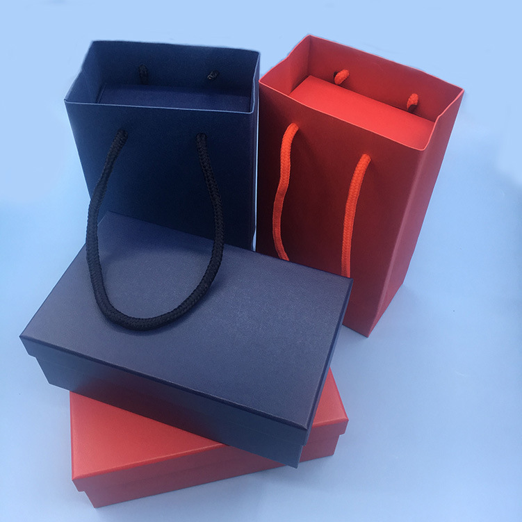 东莞礼品包装盒厂家供应各种红蓝手提包装礼品套盒 可印logo