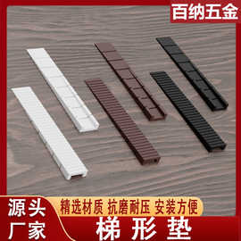 梯形门顶门阻防风防撞玻璃门塞衣柜橱柜水平垫防滑家具桌椅平衡垫