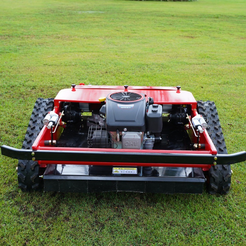 出口美国草坪修剪履带式剪草机 割草机遥控型草坪车 源头工厂现货