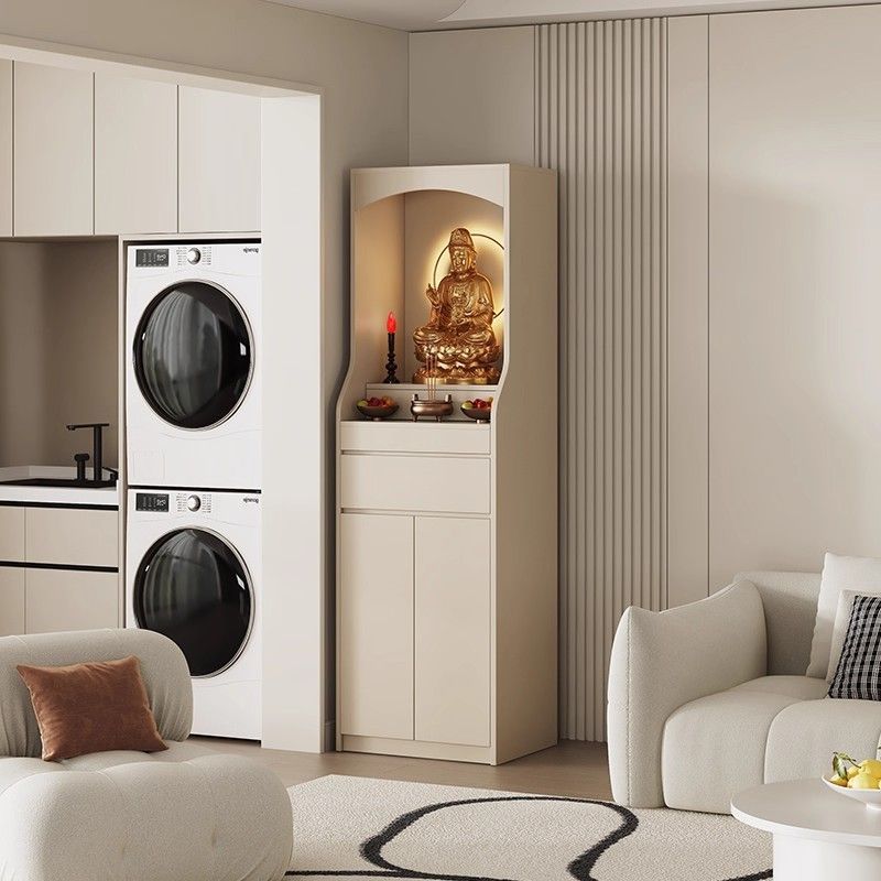 Solid Wood Altar Custom Shrine New Chinese Style Living Room Altar Cabinet Economical Offering Cabinet