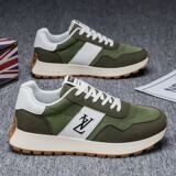 Мужская обувь, весна 2025, новые модные универсальные кроссовки для подростков, повседневная мужская спортивная обувь на толстой подошве с толстой подошвой «Форрест Гамп»