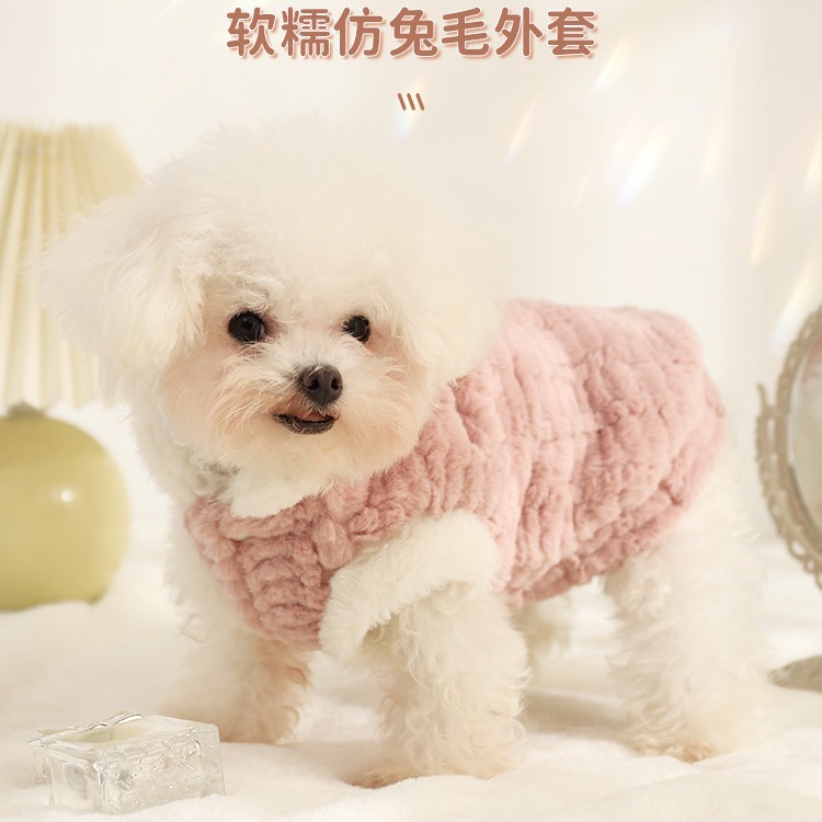 Dog clothes, anti-shedding in winter, spring and autumn, bichon frize, small dog, autumn and winter, puppy cute vest, pet teddy, autumn