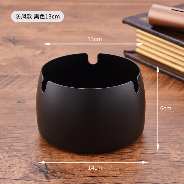 windproof ashtray stainless steel for hotel for commercial use