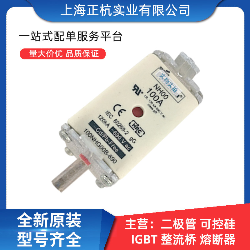 100NHG00B  智能跌落式低压快速熔断器 全新原装 量大从优