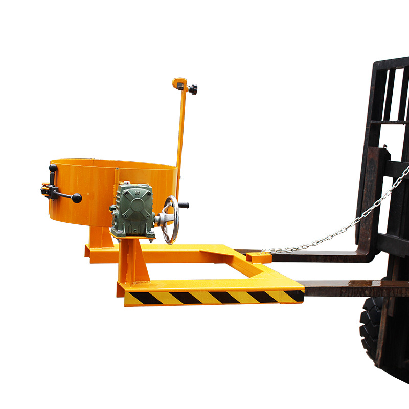 Grúa especial para carretilla elevadora de descarga de barril de aceite inversor de material carretilla elevadora de transporte manual barril de hierro barril de plástico abrazadera